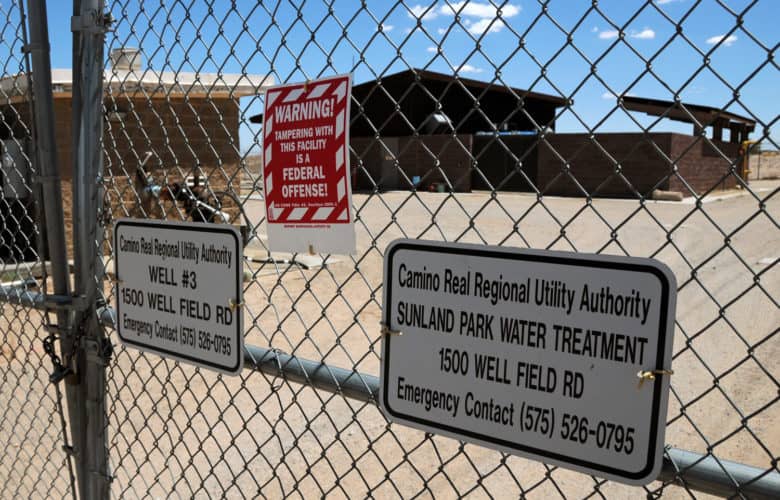 Sunland Park water treatment plant