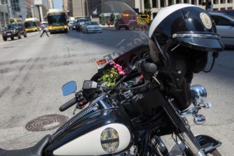 Dallas police motorcycle