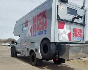 "The Beast," Rich's campaign vehicle.