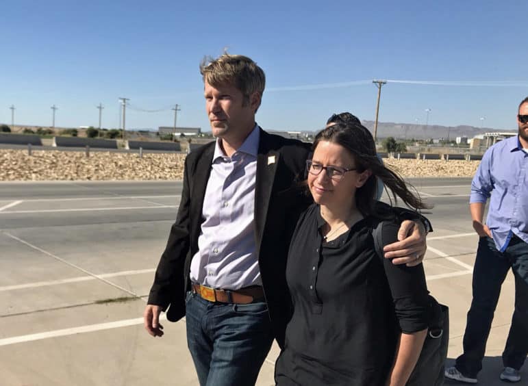Albuquerque Mayor Tim Keller and his wife Elizabeth (Liz) Kistin Keller